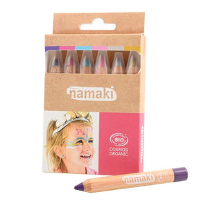 Crayons de maquillage bio pour enfants NAMAKI - Bio et sans additif